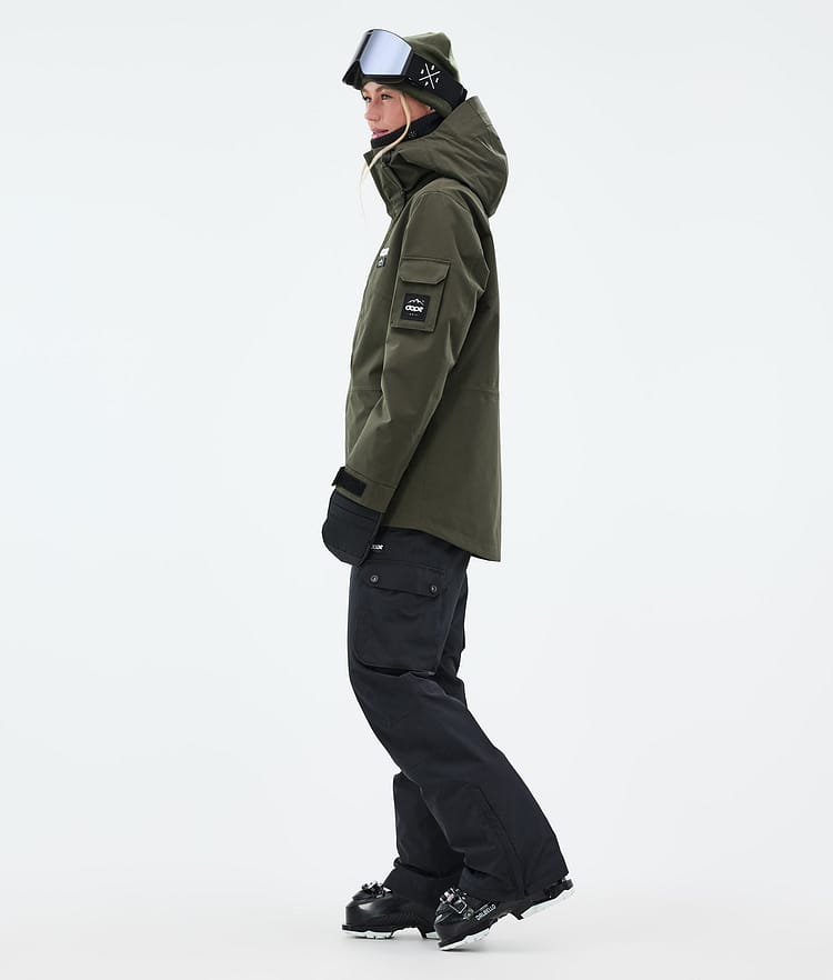 Dope Adept W Skijakke Dame Olive Green, Bilde 3 av 9