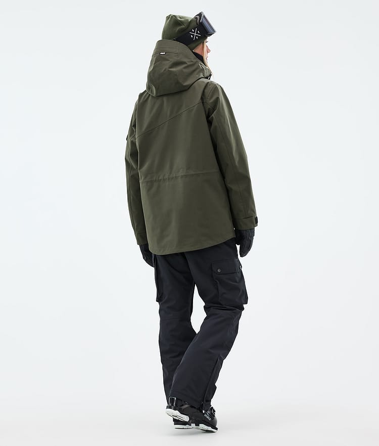 Dope Adept W Skijakke Dame Olive Green, Bilde 4 av 9