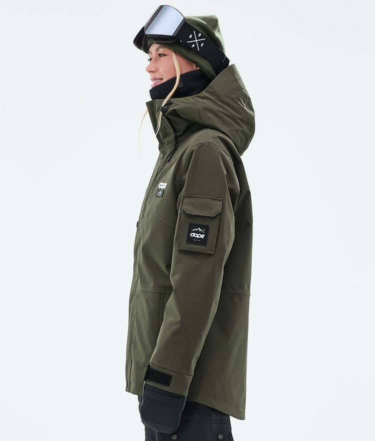 Dope Adept W Skijakke Dame Olive Green, Bilde 5 av 9