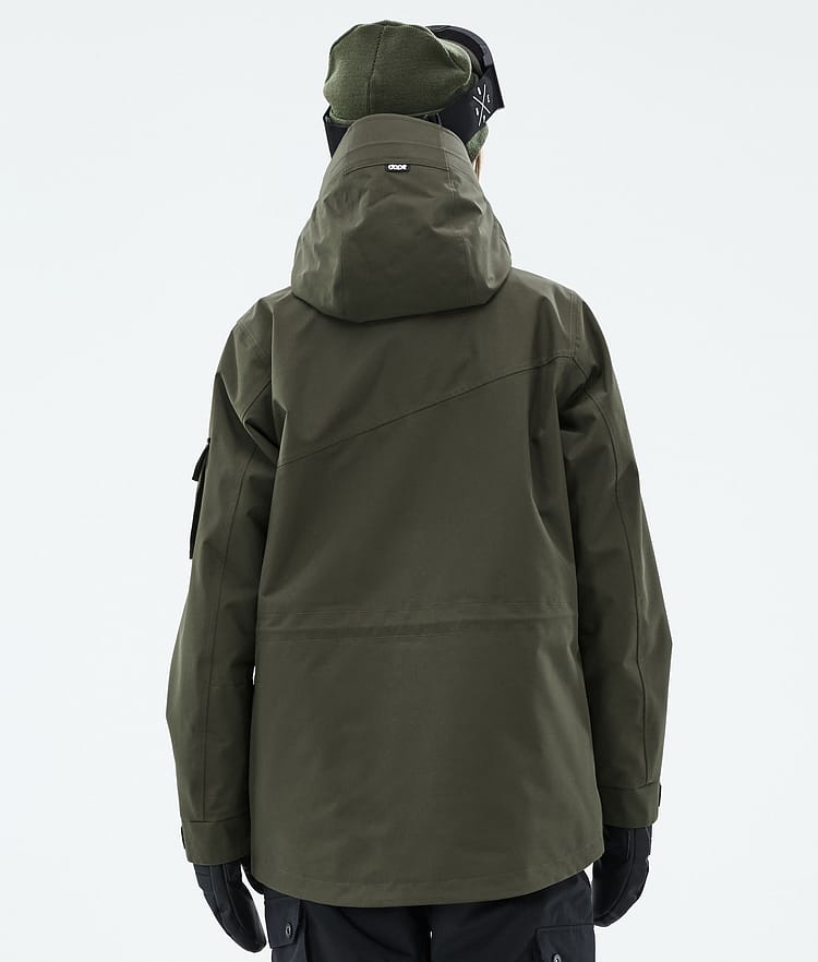 Dope Adept W Skijakke Dame Olive Green, Image 6 of 9