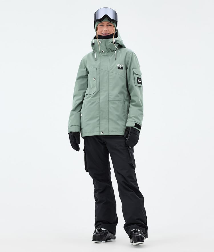 Dope Adept W Skijakke Dame Faded Green, Bilde 2 av 9