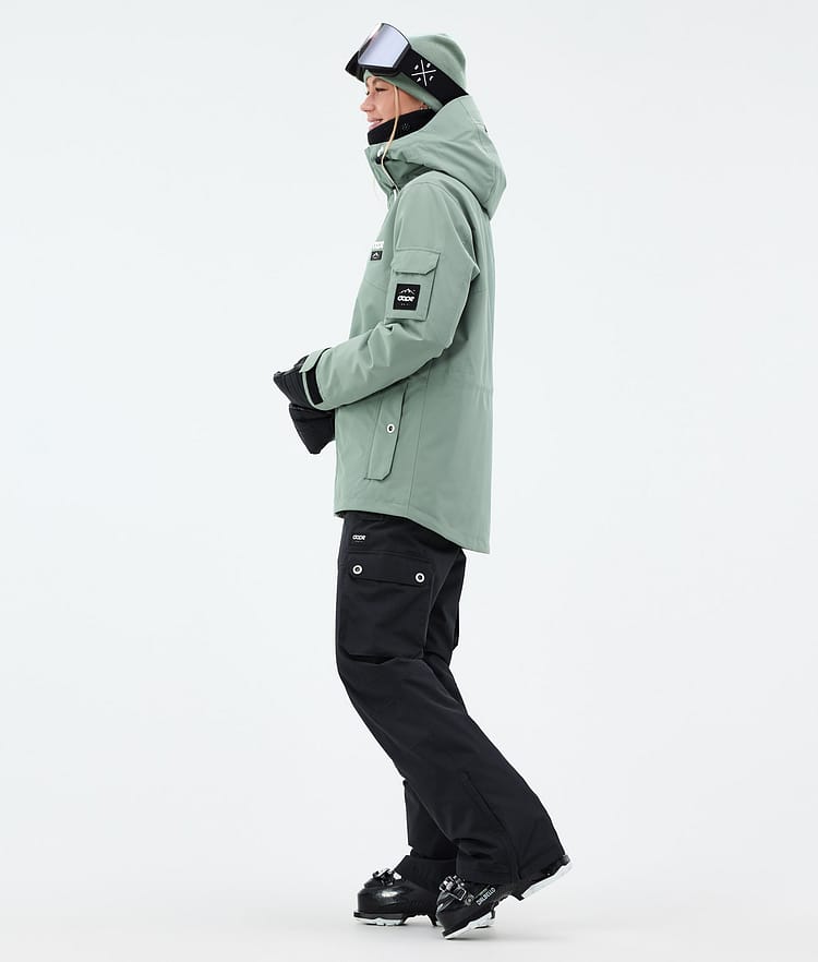 Dope Adept W Skijakke Dame Faded Green, Bilde 3 av 9