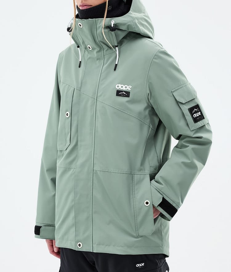 Dope Adept W Snowboardjakke Dame Faded Green, Bilde 7 av 9