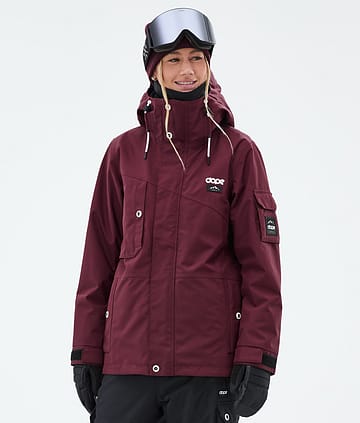 Dope Adept W Snowboardjakke Burgundy