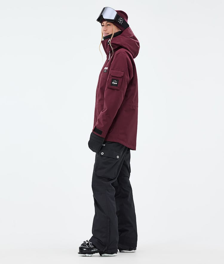 Dope Adept W Skijakke Dame Burgundy, Bilde 3 av 9