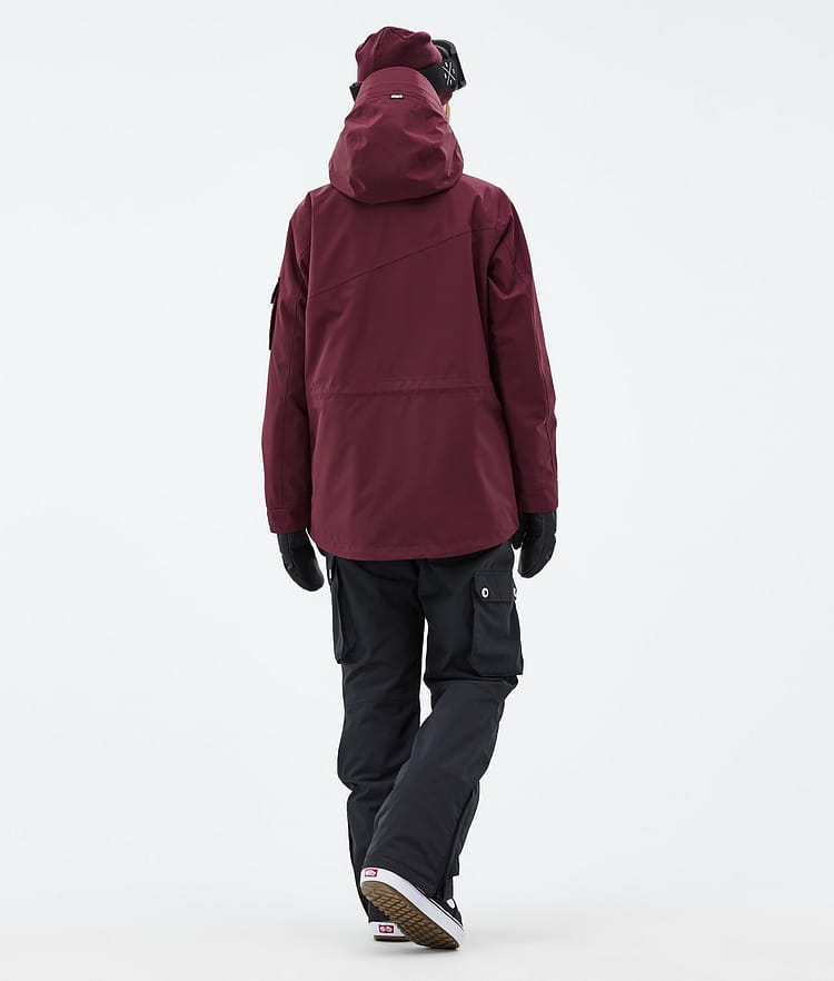 Dope Adept W Snowboardjakke Dame Burgundy, Bilde 4 av 9