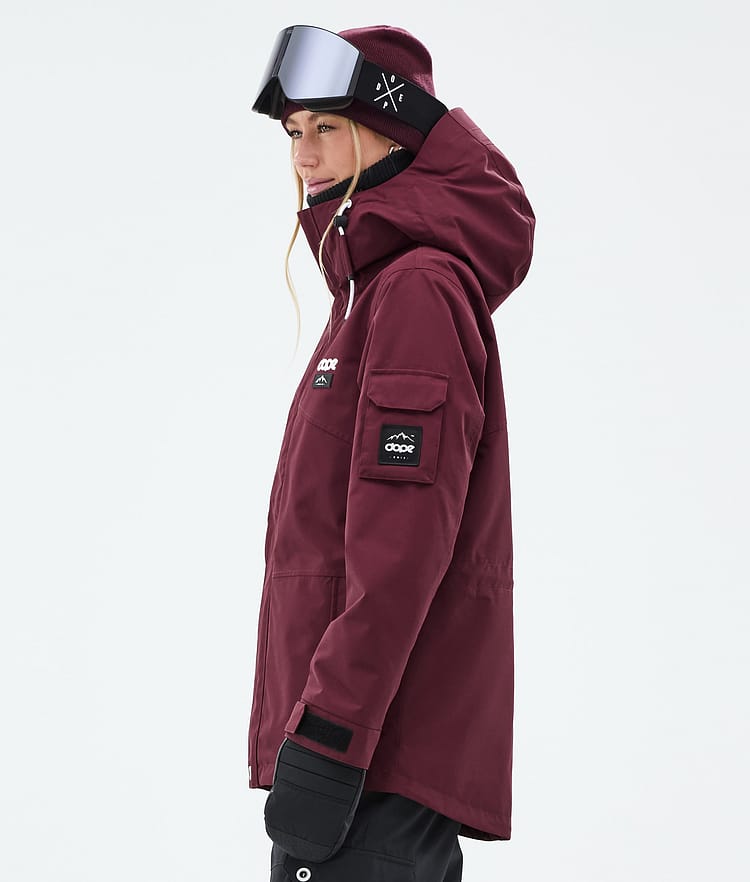 Dope Adept W Skijakke Dame Burgundy, Bilde 5 av 9