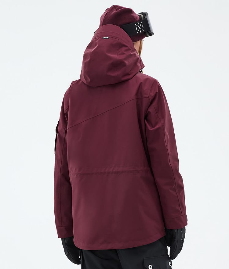 Dope Adept W Skijakke Dame Burgundy, Bilde 6 av 9