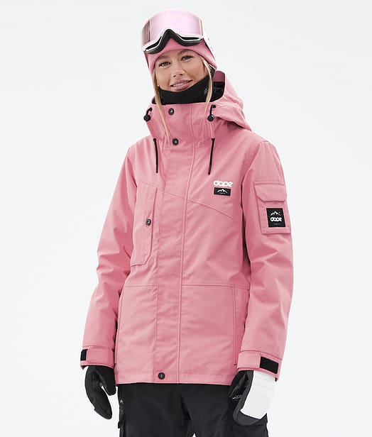 Dope Adept W Skijakke Dame Pink/Black