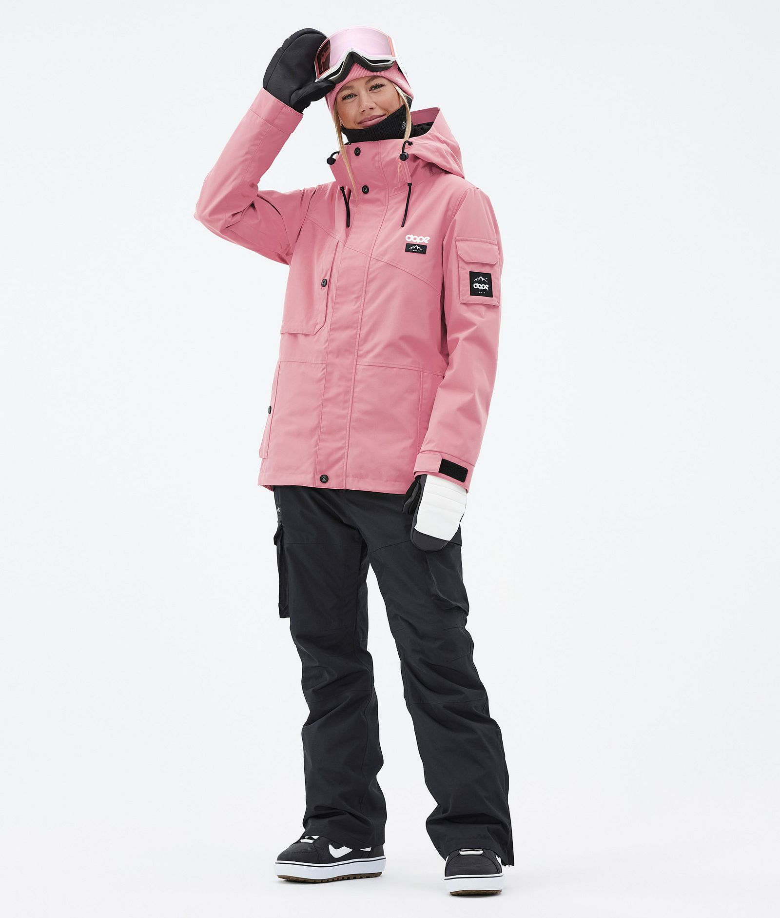 Dope Adept W Snowboardjakke Dame Pink Renewed