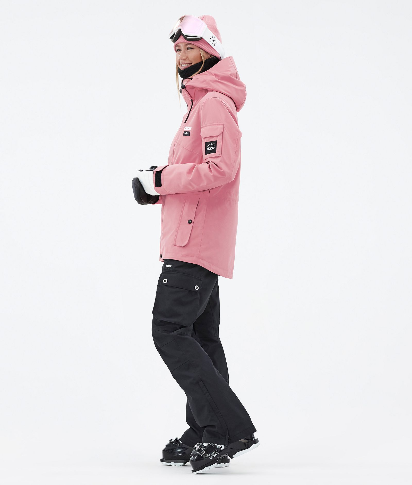 Dope Adept W Skijakke Dame Pink/Black, Bilde 4 av 10