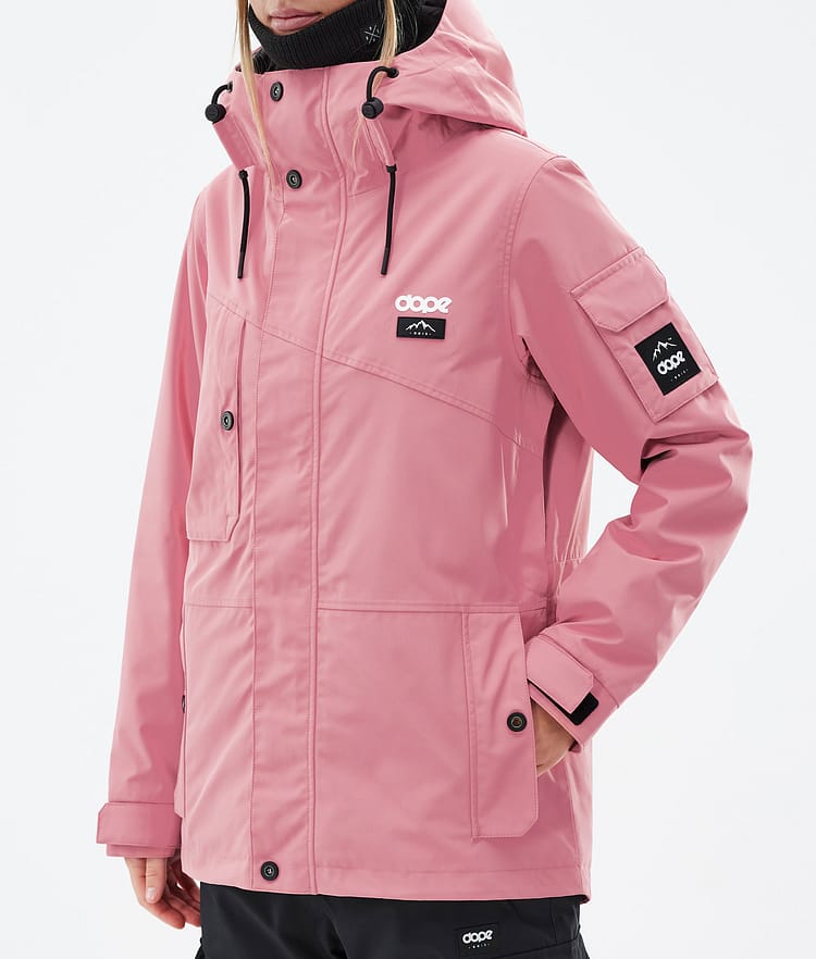 Dope Adept W Skijakke Dame Pink/Black, Bilde 8 av 10