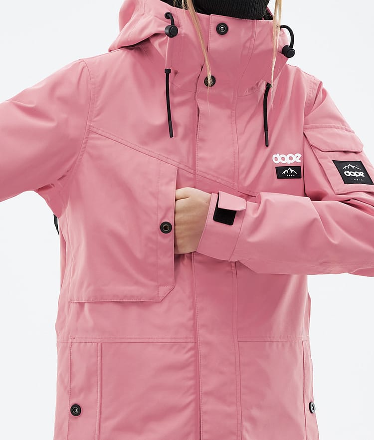 Dope Adept W Skijakke Dame Pink/Black, Bilde 9 av 10