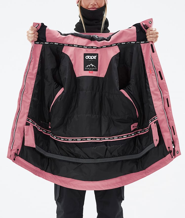 Dope Adept W Snowboardjakke Dame Pink Renewed, Bilde 10 av 10