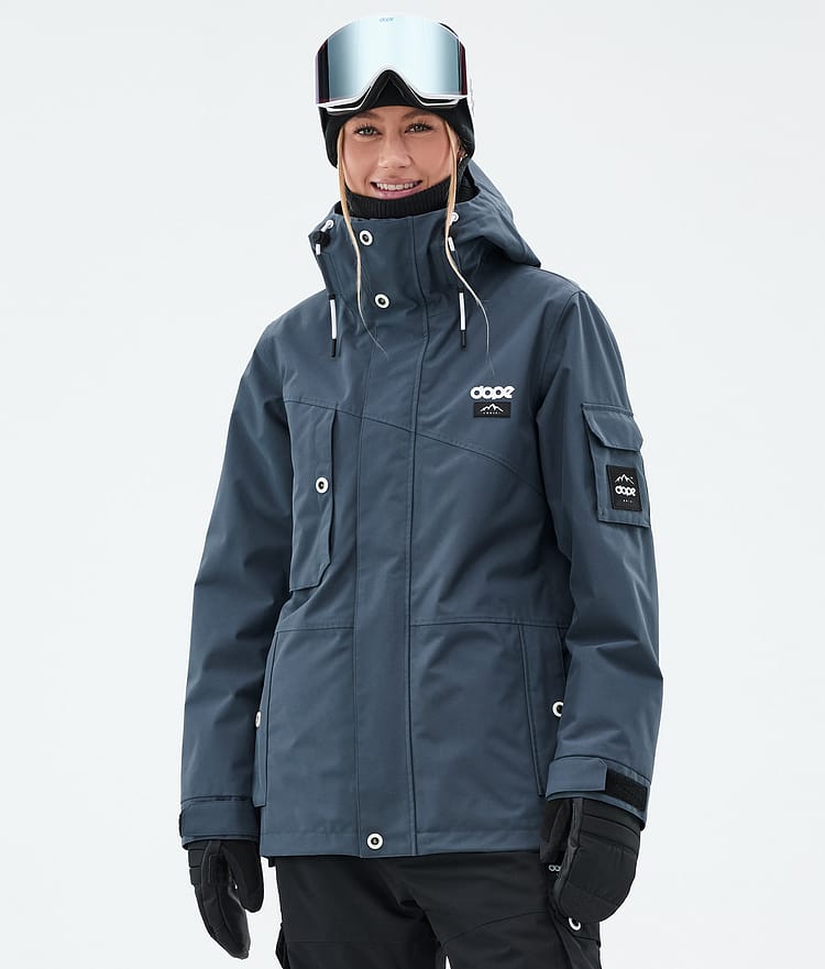Dope Adept W Snowboardjakke Dame Metal Blue, Bilde 1 av 9