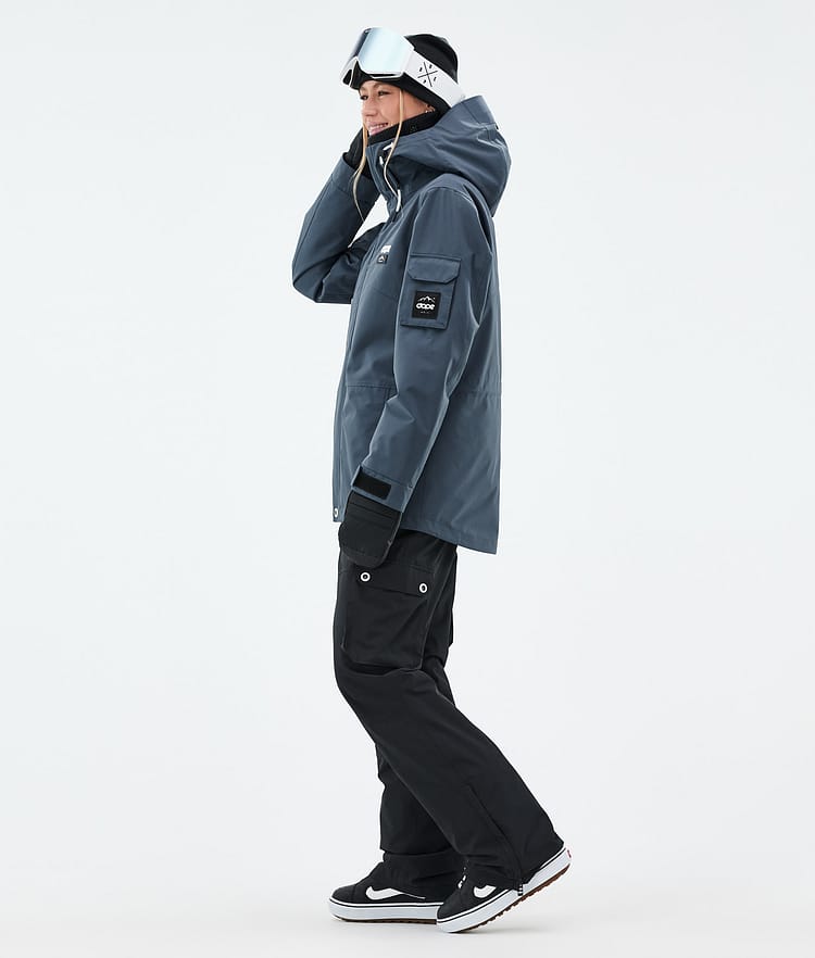 Dope Adept W Snowboardjakke Dame Metal Blue, Bilde 3 av 9