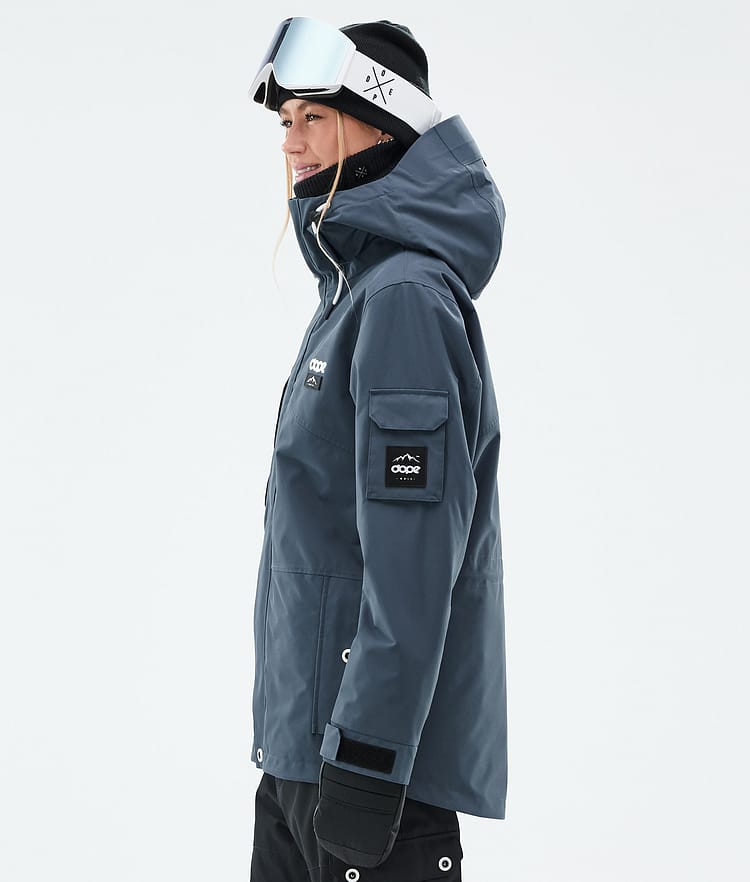 Dope Adept W Skijakke Dame Metal Blue, Bilde 5 av 9