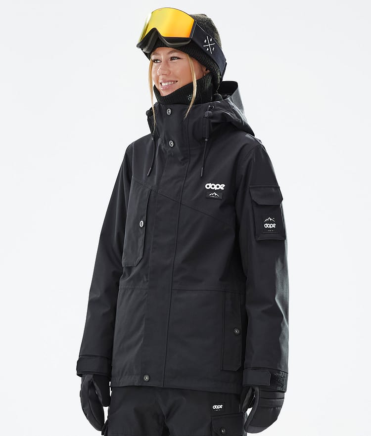 Dope Adept W Snowboardjakke Dame Blackout, Bilde 1 av 10