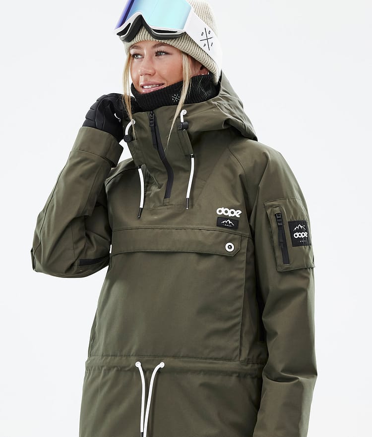 Dope Annok W Snowboardjakke Dame Olive Green, Bilde 2 av 9
