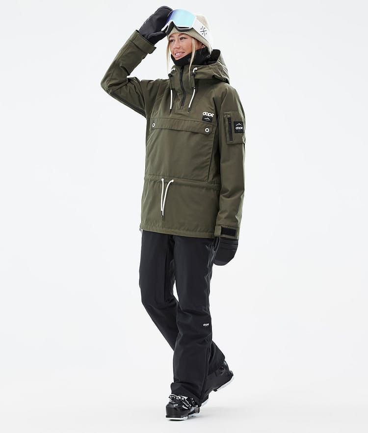 Dope Annok W Skijakke Dame Olive Green, Bilde 3 av 9
