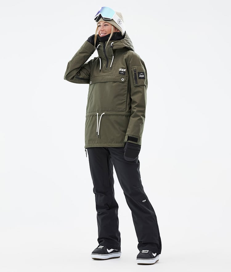 Dope Annok W Snowboardjakke Dame Olive Green, Bilde 3 av 9