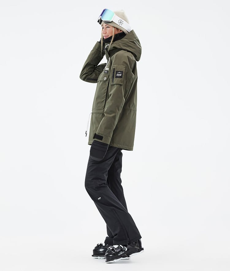 Dope Annok W Skijakke Dame Olive Green, Bilde 4 av 9