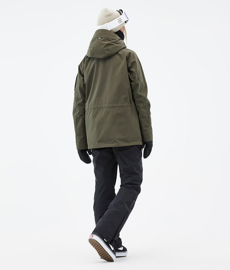Dope Annok W Snowboardjakke Dame Olive Green, Bilde 5 av 9