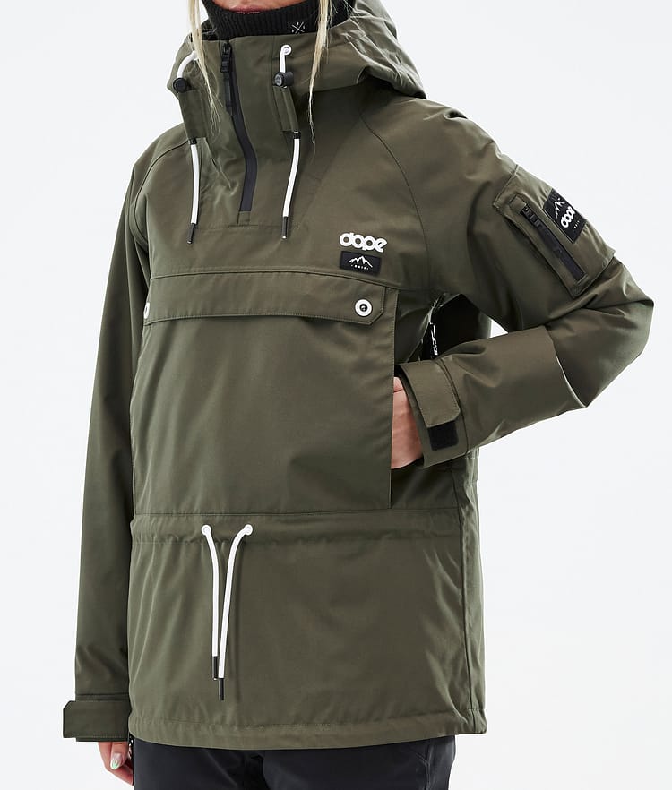 Dope Annok W Snowboardjakke Dame Olive Green, Bilde 8 av 9