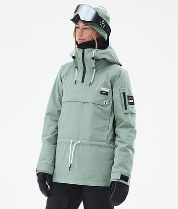 Dope Annok W Snowboardjakke Faded Green