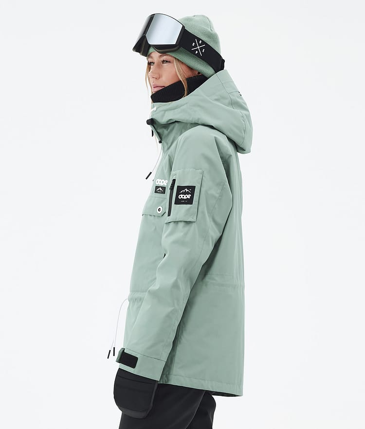 Dope Annok W Snowboardjakke Dame Faded Green Renewed, Bilde 5 av 8