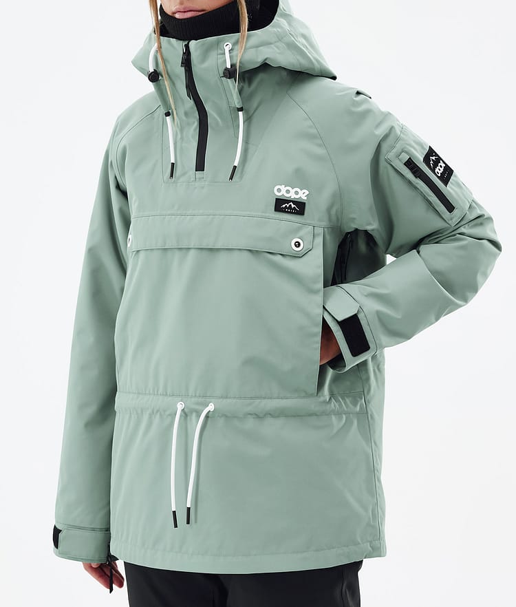 Dope Annok W Snowboardjakke Dame Faded Green Renewed, Bilde 7 av 8