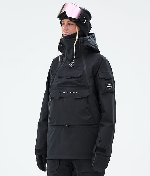 Dope Akin W Skijakke Dame Black