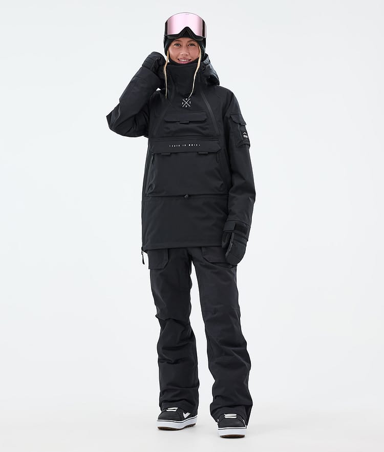 Dope Akin W Snowboardjakke Dame Black, Bilde 2 av 9