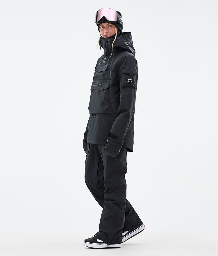 Dope Akin W Snowboardjakke Dame Black, Bilde 3 av 9