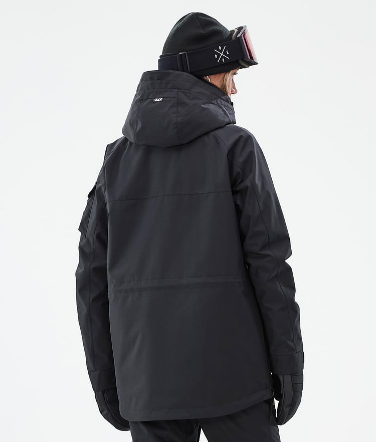 Dope Akin W Snowboardjakke Dame Black Renewed, Bilde 7 av 9