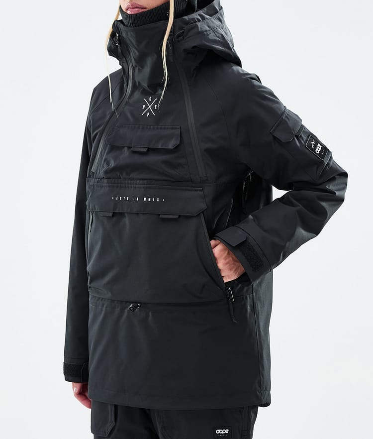Dope Akin W Snowboardjakke Dame Black, Bilde 7 av 9