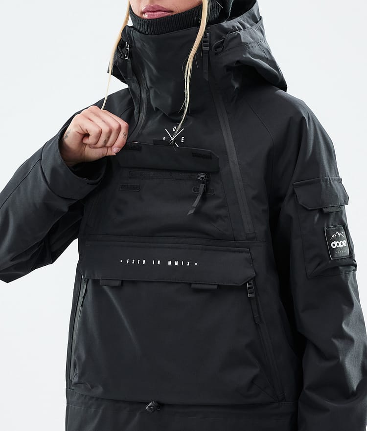 Dope Akin W Snowboardjakke Dame Black, Bilde 9 av 9