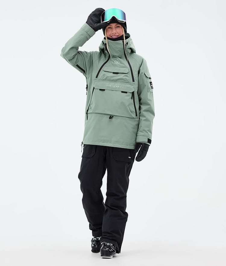 Dope Akin W Skijakke Dame Faded Green, Bilde 2 av 9
