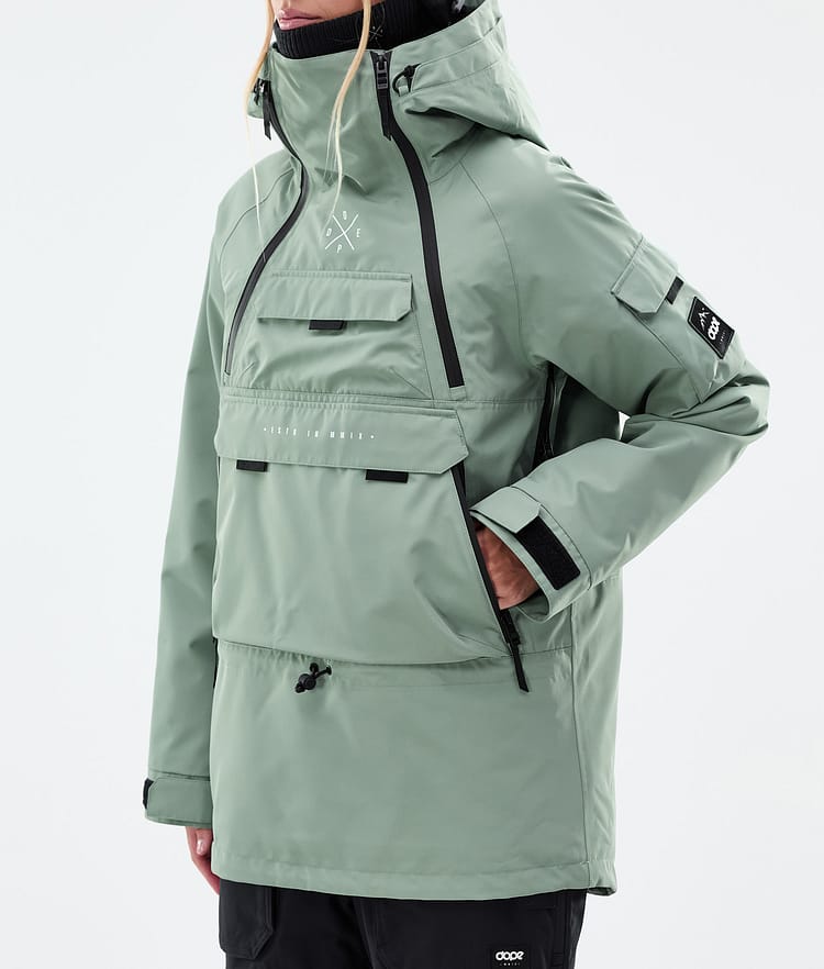 Dope Akin W Skijakke Dame Faded Green, Bilde 7 av 9