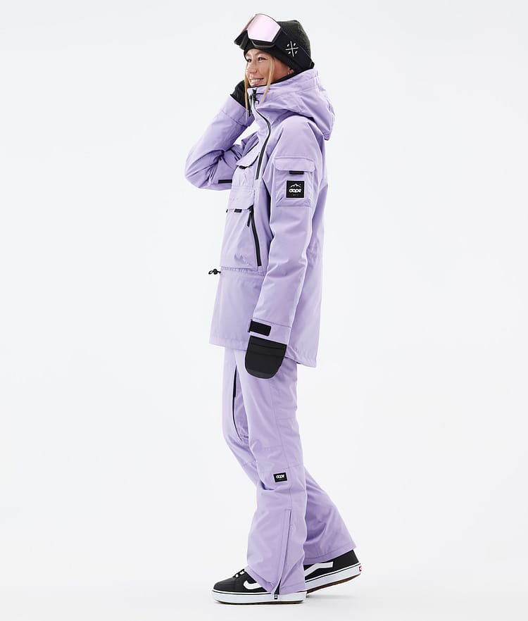 Dope Akin W Snowboardjakke Dame Faded Violet Renewed, Bilde 4 av 8