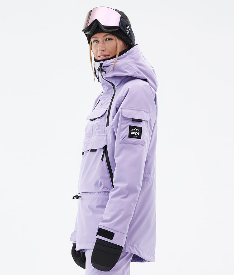 Dope Akin W Snowboardjakke Dame Faded Violet Renewed, Bilde 6 av 8