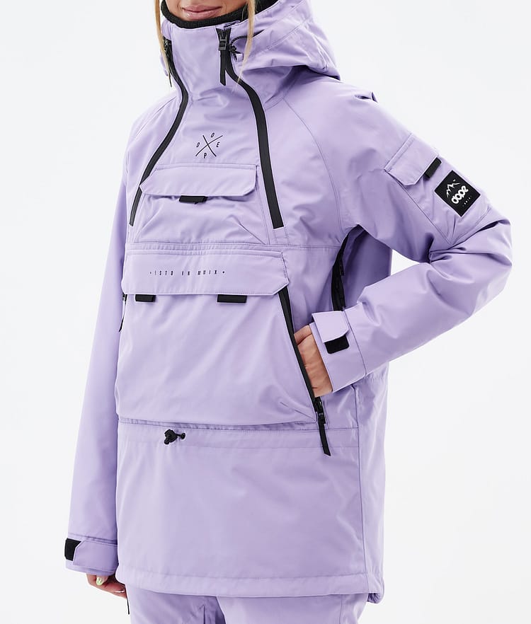 Dope Akin W Snowboardjakke Dame Faded Violet Renewed, Bilde 8 av 8