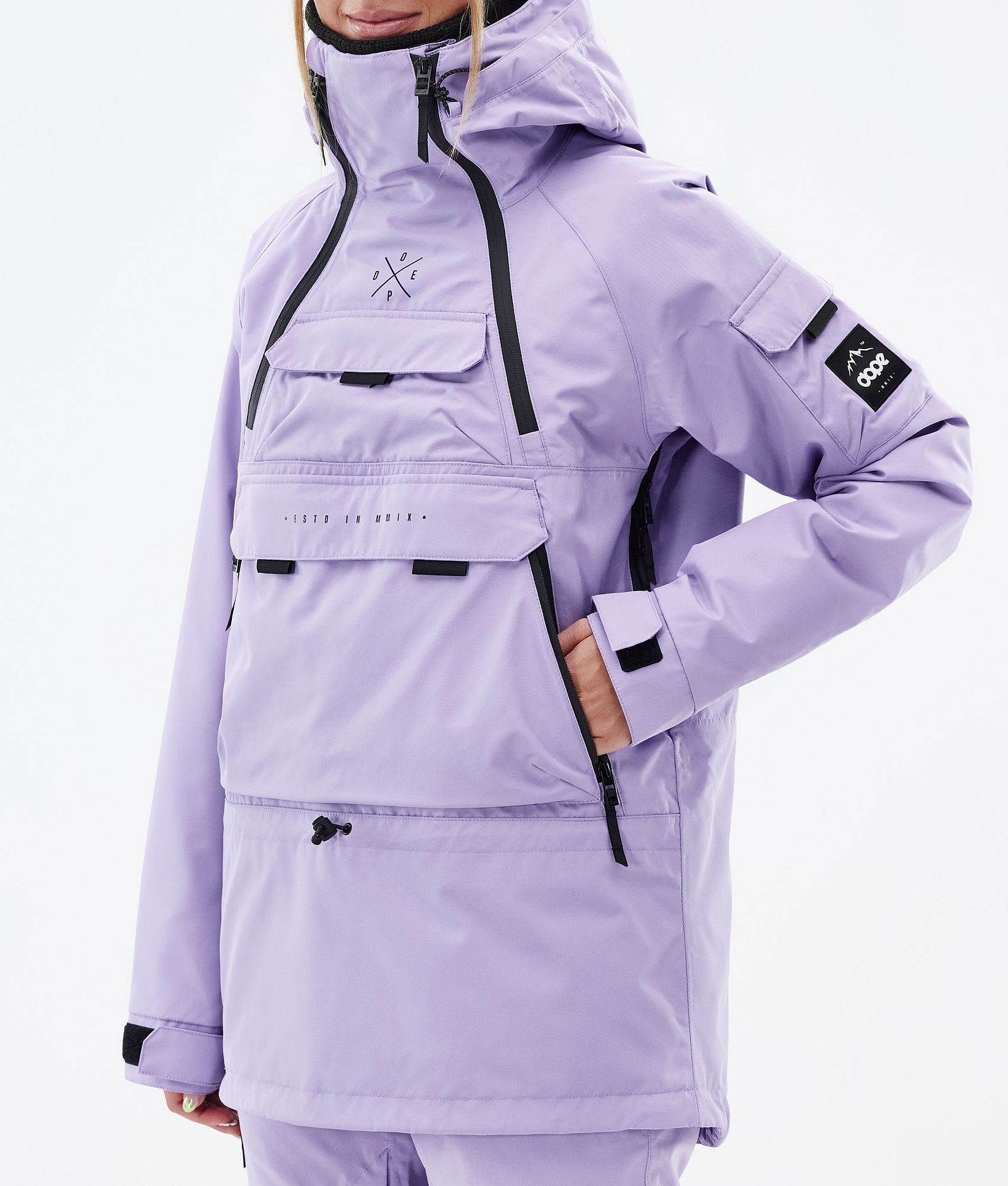 Dope Akin W Snowboardjakke Dame Faded Violet Renewed, Bilde 7 av 8