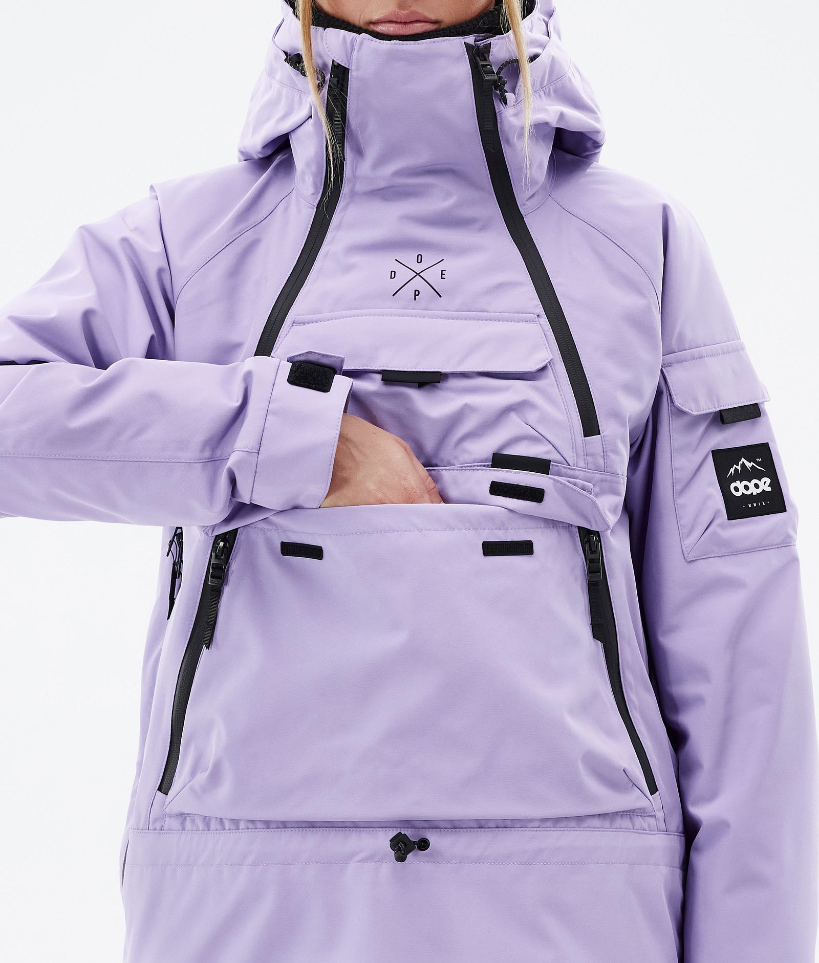 Dope Akin W Snowboardjakke Dame Faded Violet Renewed, Bilde 8 av 8