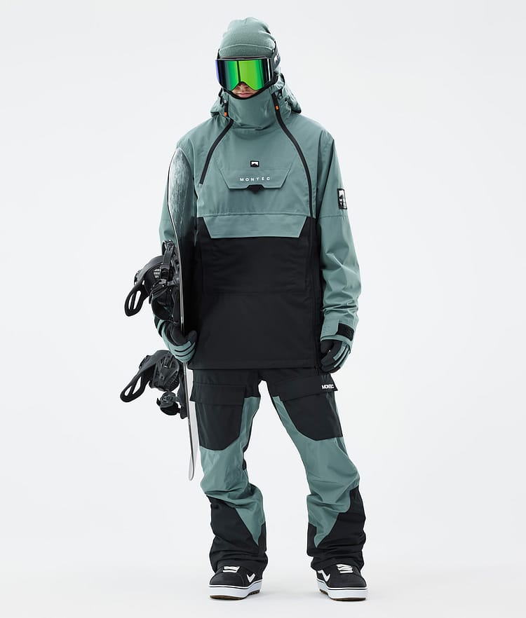 Montec Doom Snowboardjakke Herre Atlantic/Black Renewed, Bilde 2 av 10