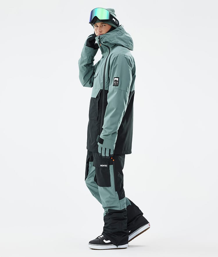 Montec Doom Snowboardjakke Herre Atlantic/Black Renewed, Bilde 3 av 10