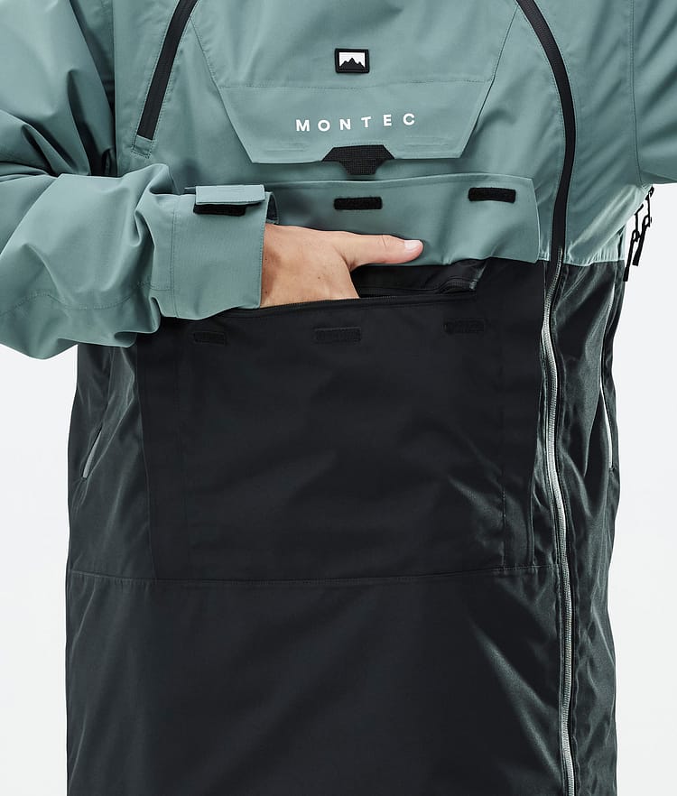 Montec Doom Snowboardjakke Herre Atlantic/Black Renewed, Bilde 8 av 10