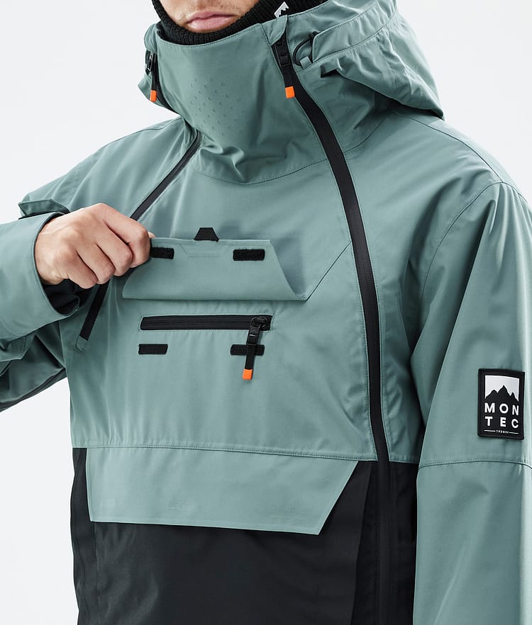 Montec Doom Snowboardjakke Herre Atlantic/Black Renewed, Bilde 9 av 10