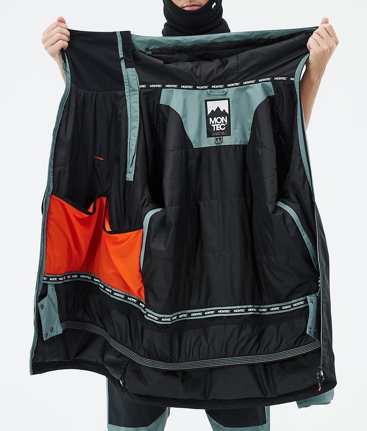 Montec Doom Snowboardjakke Herre Atlantic/Black Renewed, Bilde 10 av 10