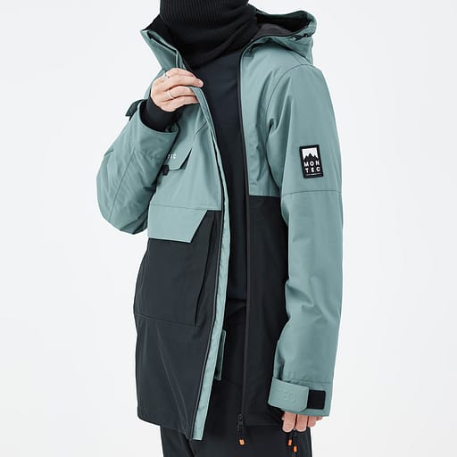 Glidelås foran med doble klaffer Hovedproduktdetaljbilde,